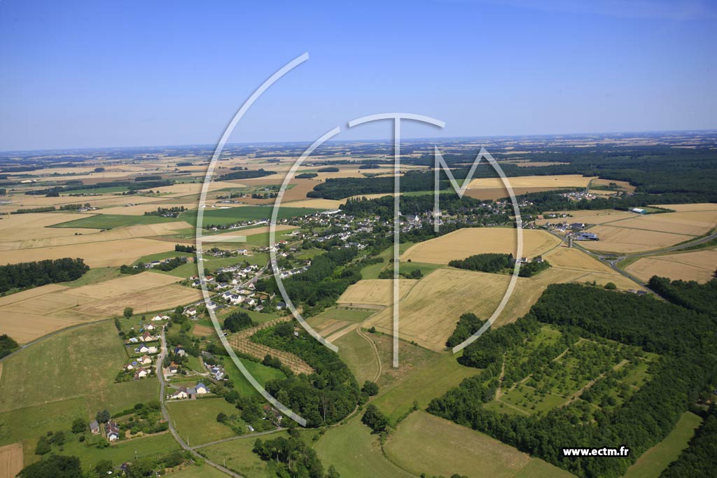 Photo arienne de Beaumont-la-Ronce