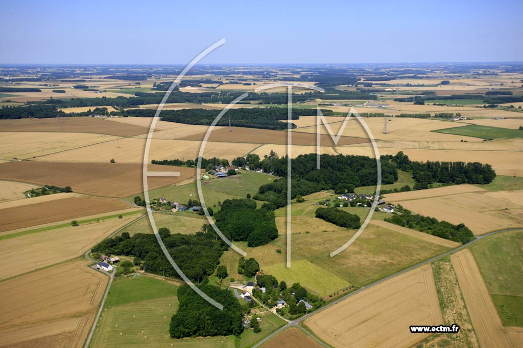 Photo arienne de Beaumont-la-Ronce