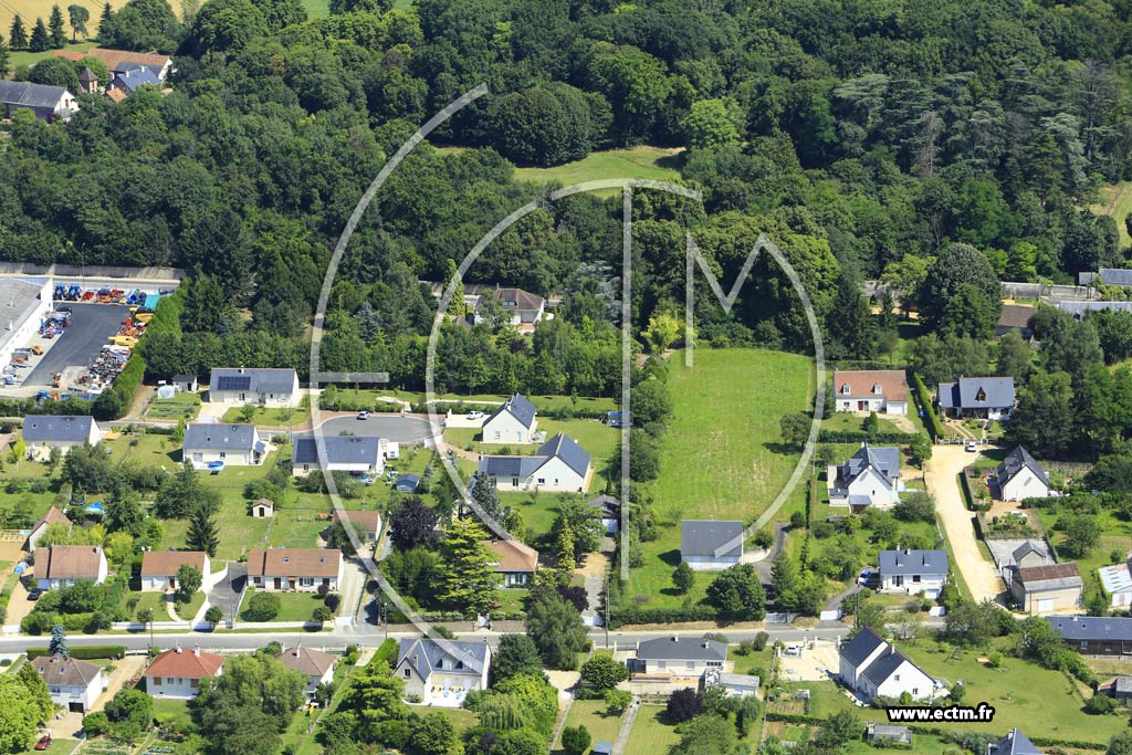 Photo arienne de Beaumont-la-Ronce