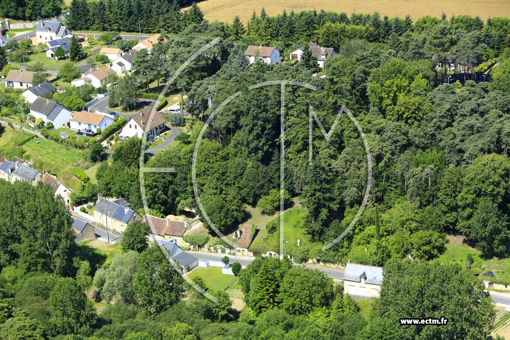 Photo arienne de Beaumont-la-Ronce