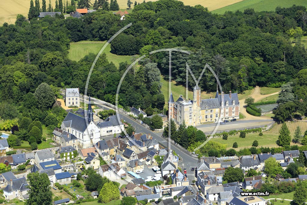 Photo arienne de Beaumont-la-Ronce