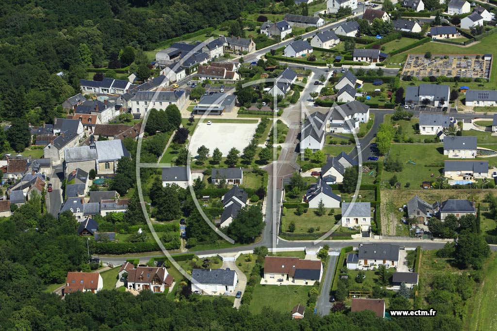 Photo arienne de Cerelles (la Grange d'Asse)