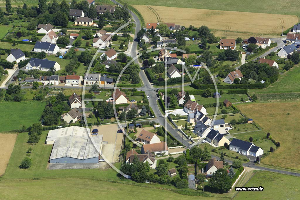Photo arienne de Chanceaux-sur-Choisille