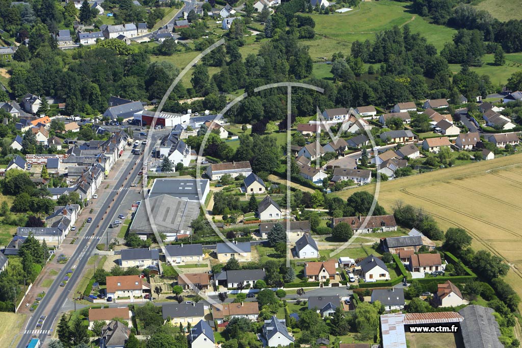 Photo arienne de Chanceaux-sur-Choisille (Langennerie)