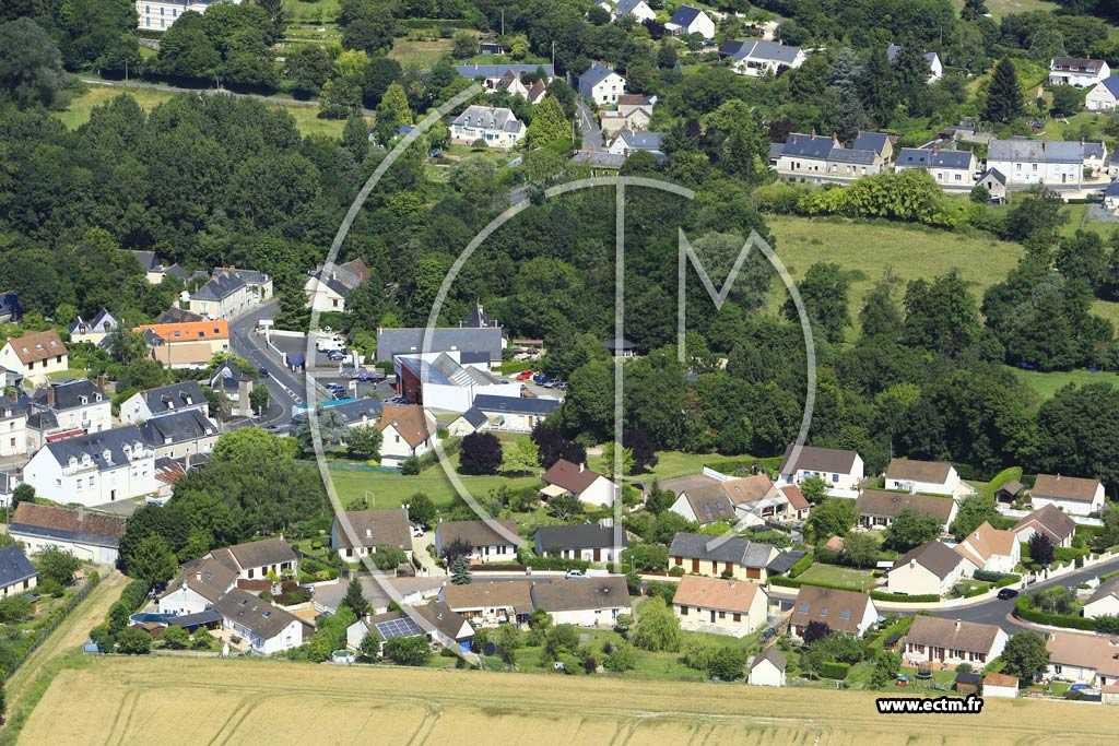 Photo arienne de Chanceaux-sur-Choisille (Langennerie)