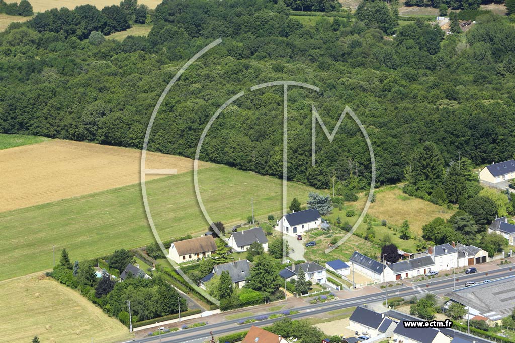 Photo arienne de Chanceaux-sur-Choisille (Langennerie)