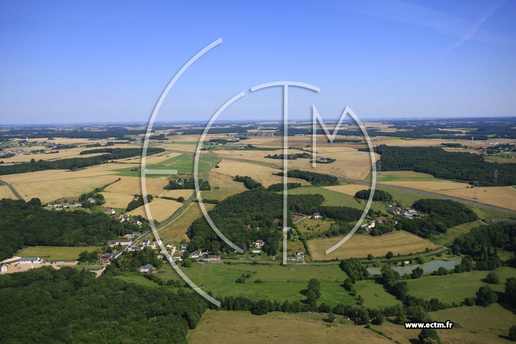 Photo arienne de Chanceaux-sur-Choisille (le Moulin de Cormiers)