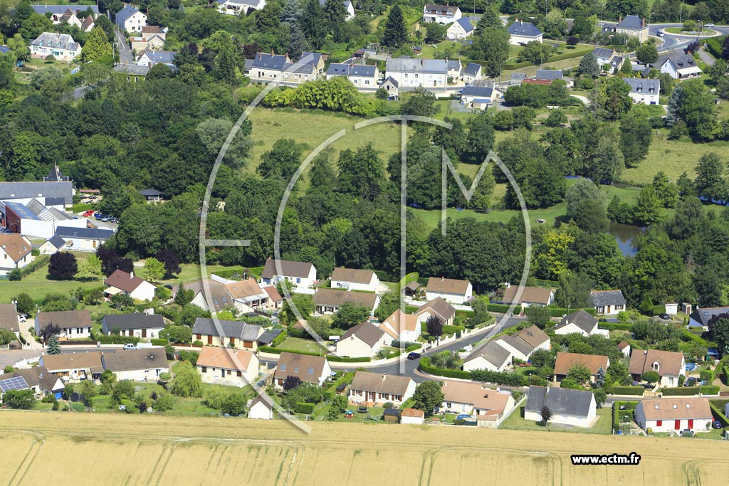 Photo arienne de Chanceaux-sur-Choisille (les Charmes)