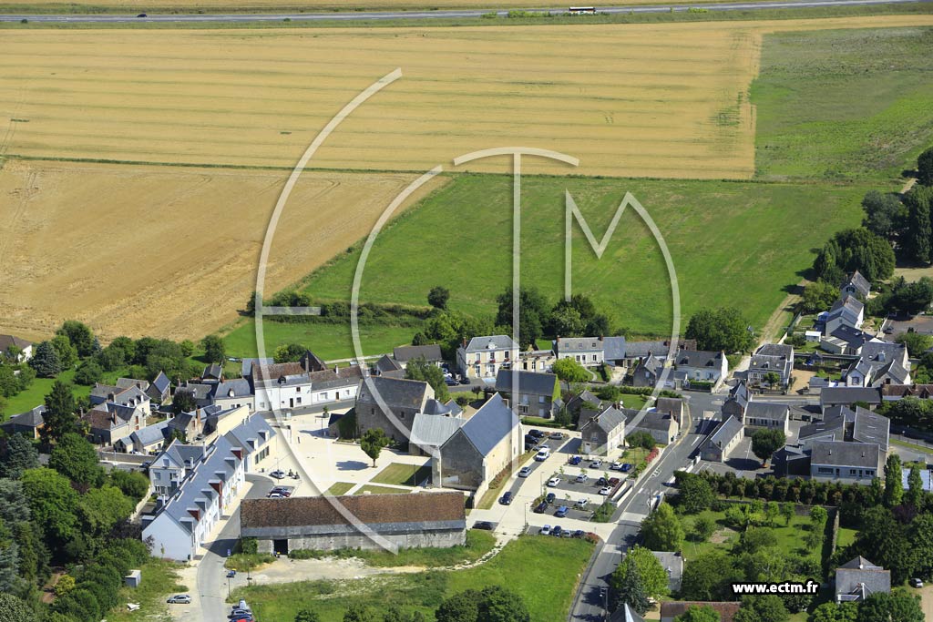 Photo arienne de Chanceaux-sur-Choisille (Saint-Agathe)