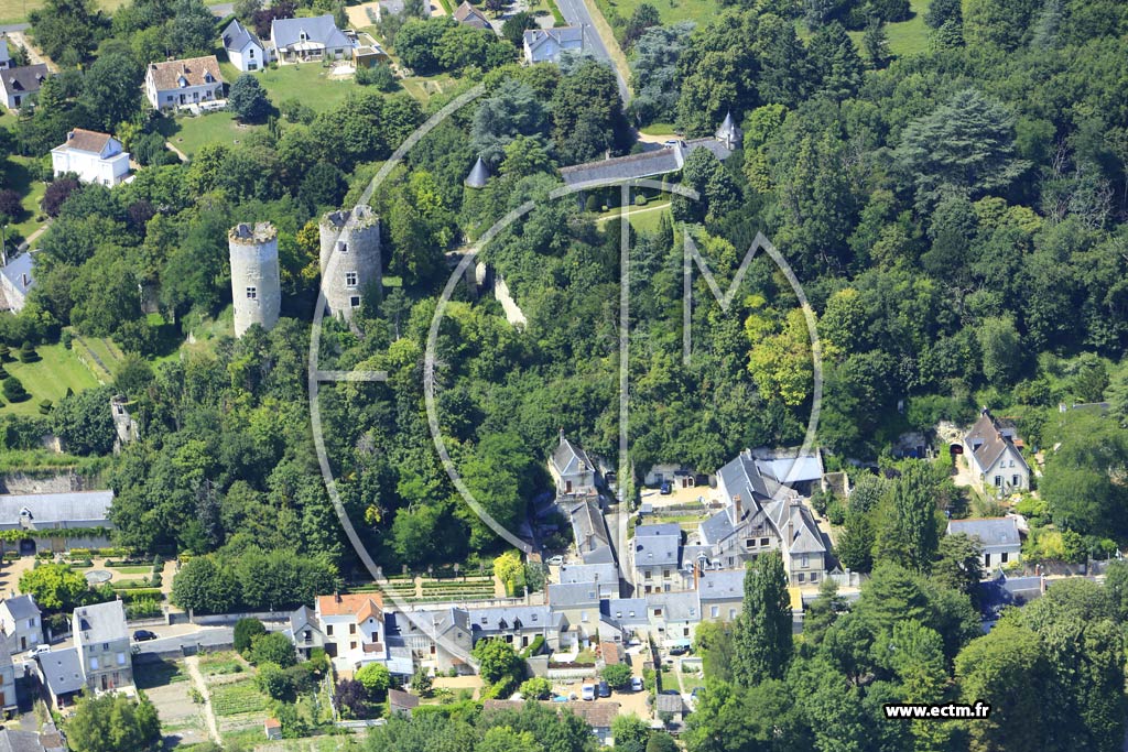 Photo arienne de Cinq-Mars-la-Pile (Grillemont)