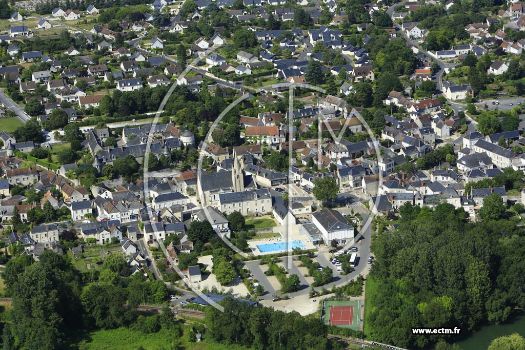Photo arienne de Esvres