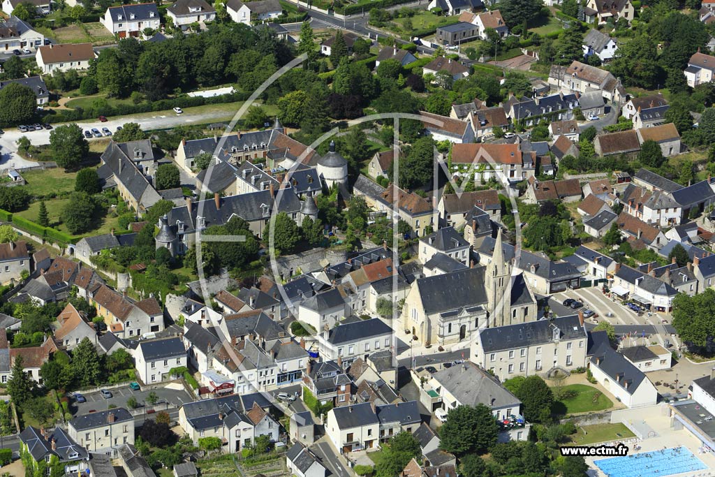 Photo arienne de Esvres