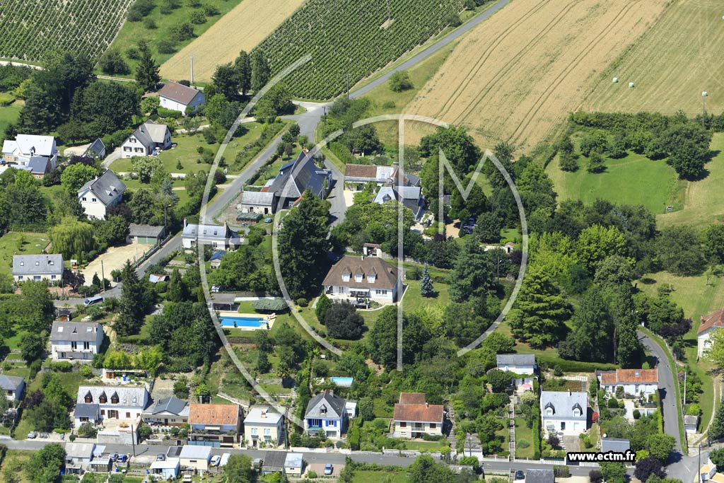 Photo arienne de Fondettes (le Petit Martigny)