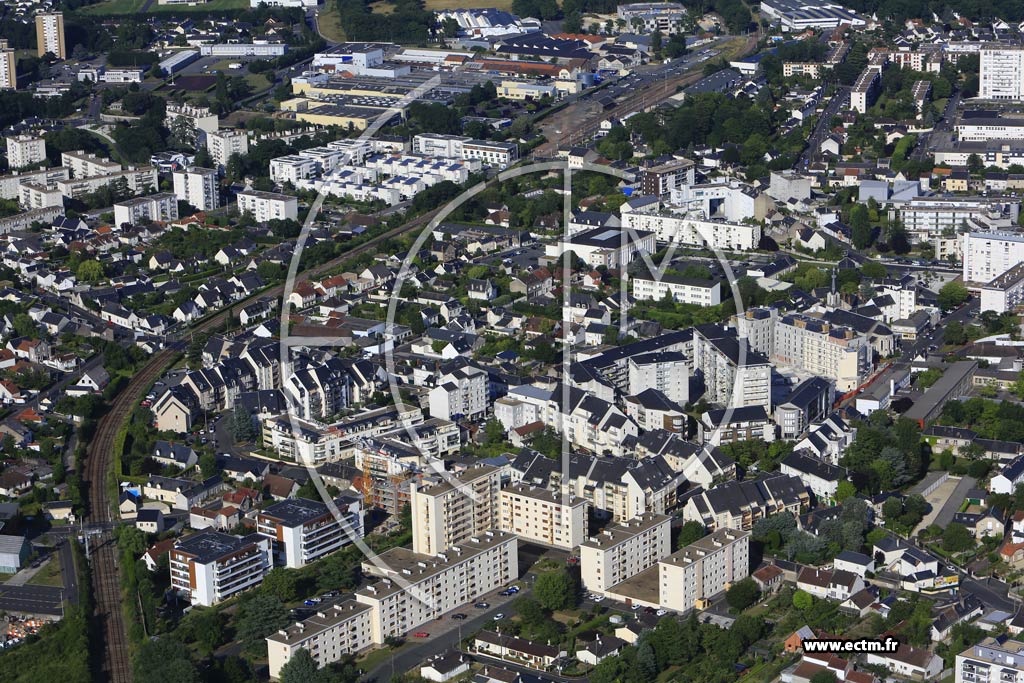 Photo arienne de Jou-ls-Tours