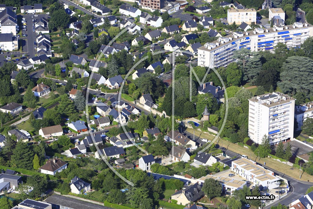 Photo arienne de Jou-ls-Tours (la Marbellire)