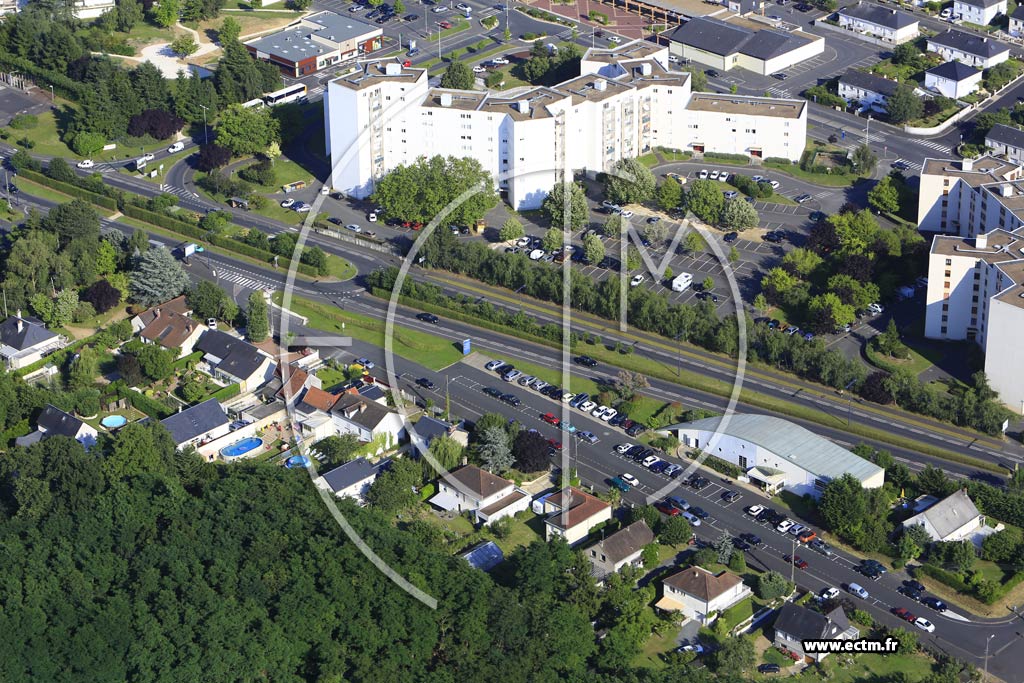 Photo arienne de Jou-ls-Tours (la Valle Violette)