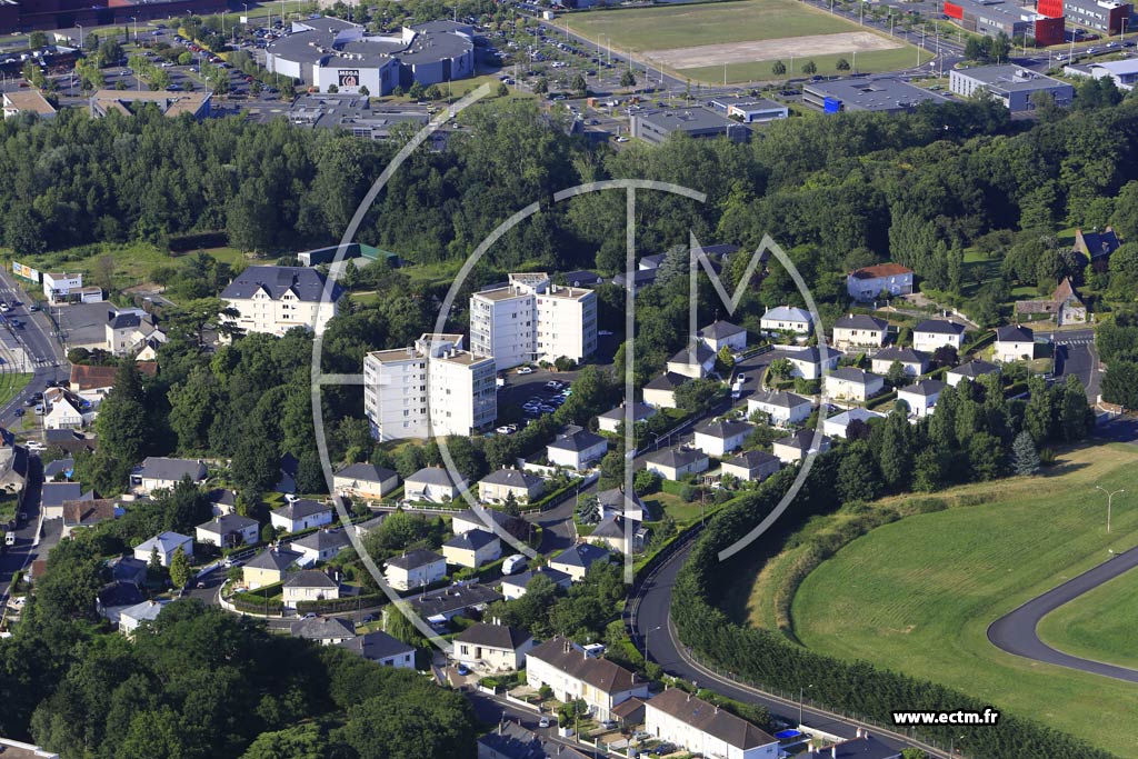 Photo arienne de Jou-ls-Tours (Pont Cher)