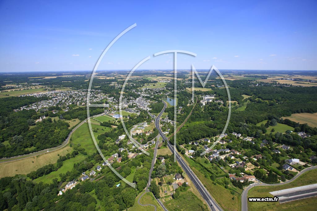 Photo arienne de la Membrolle-sur-Choisille