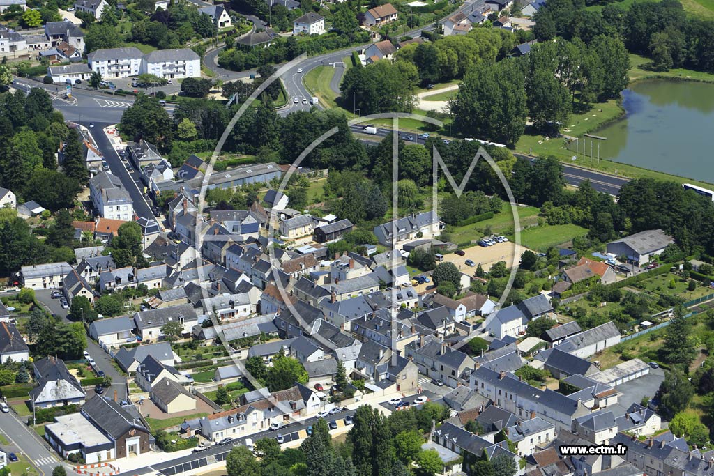 Photo arienne de la Membrolle-sur-Choisille