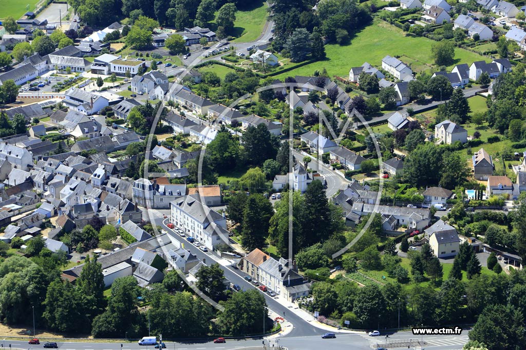 Photo arienne de la Membrolle-sur-Choisille