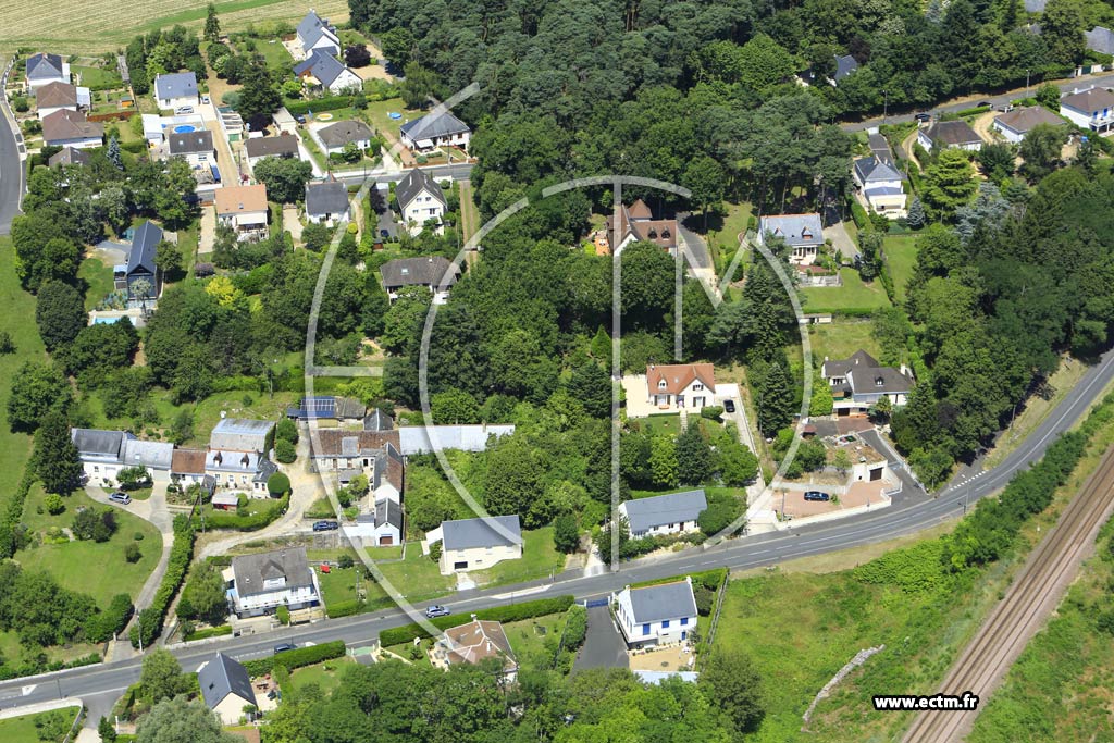 Photo arienne de la Membrolle-sur-Choisille (Beauregard)