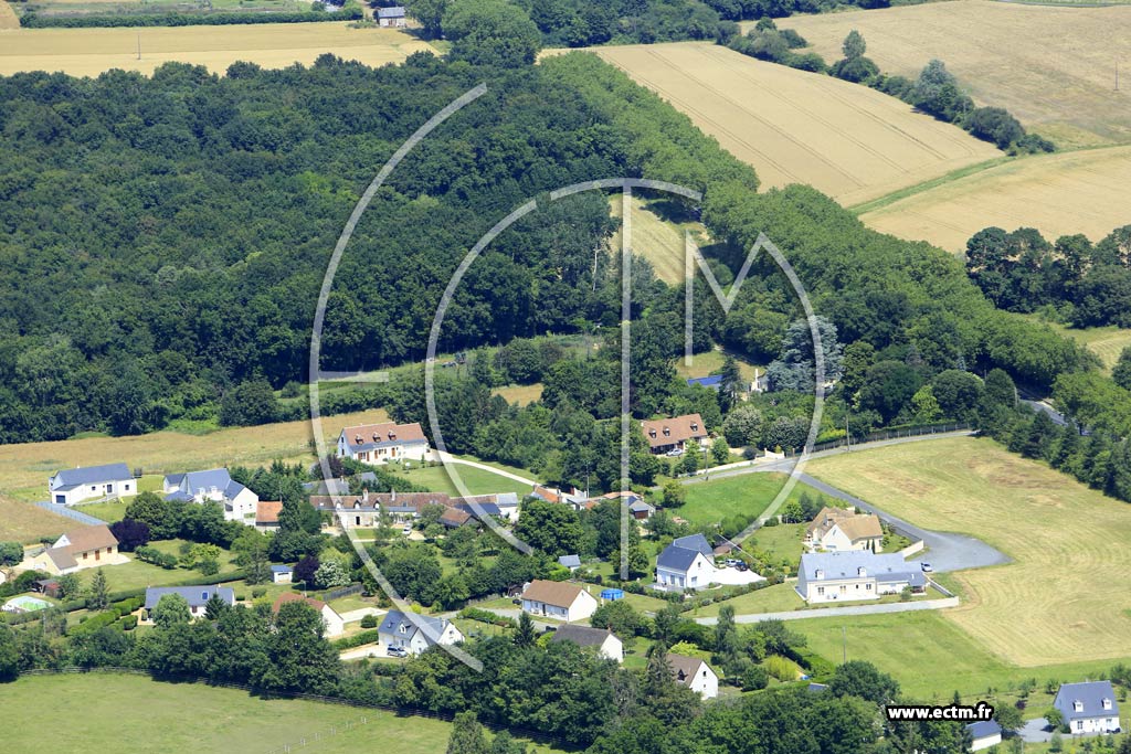 Photo arienne de la Membrolle-sur-Choisille (l'Angenardire)