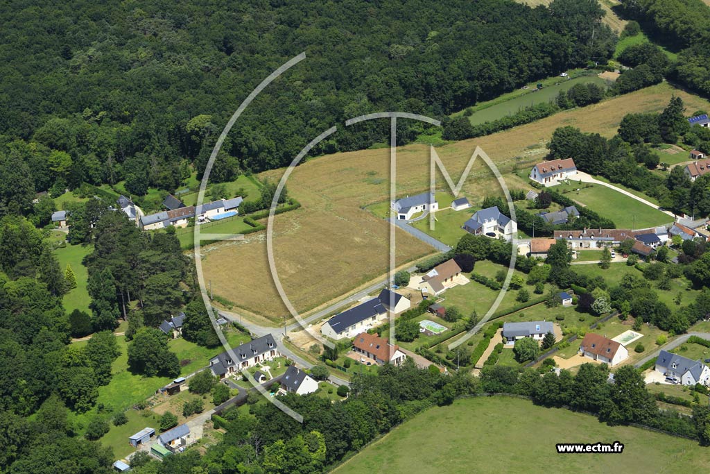 Photo arienne de la Membrolle-sur-Choisille (l'Angenardire)