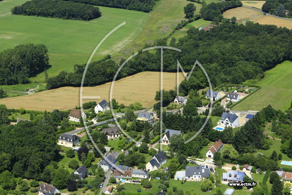 Photo arienne de la Membrolle-sur-Choisille (le Guret)