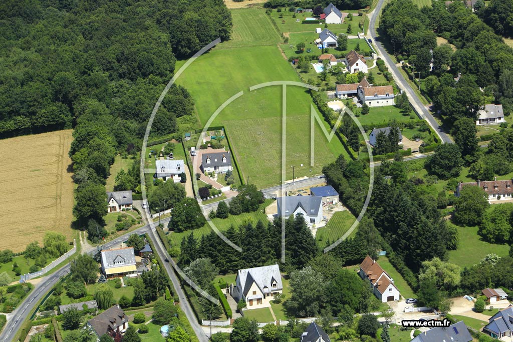 Photo arienne de la Membrolle-sur-Choisille (le Guret)