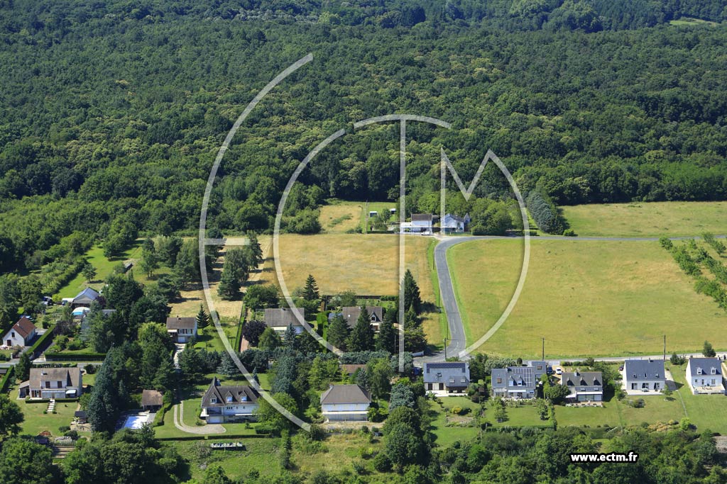 Photo arienne de Langeais (Bel-Air)