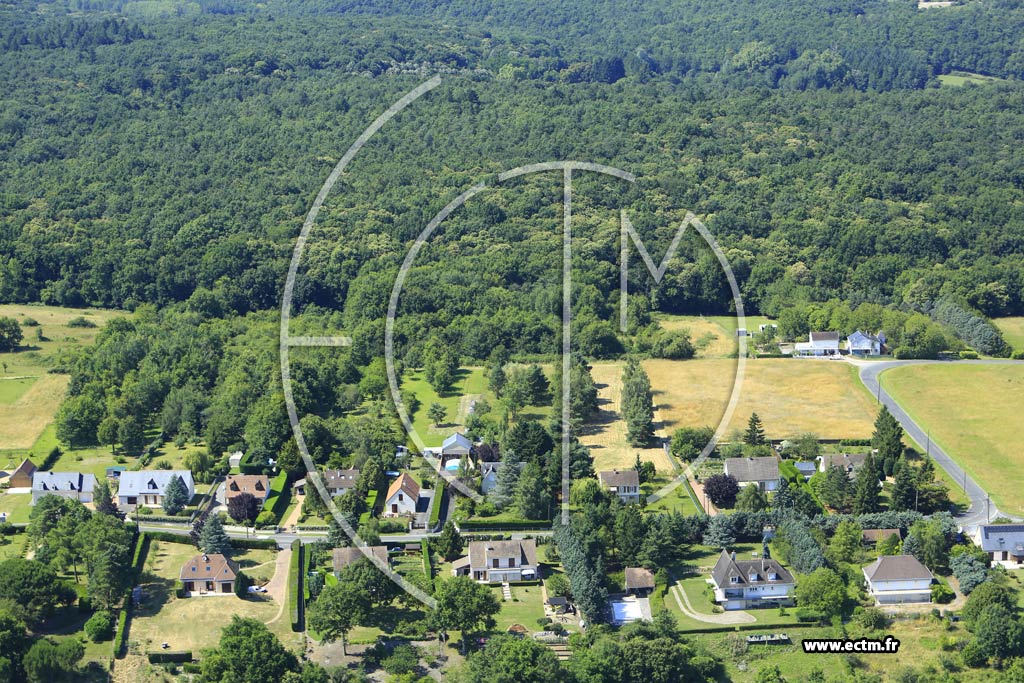 Photo arienne de Langeais (Bel-Air)