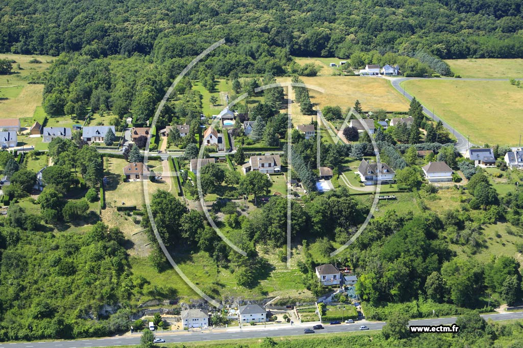 Photo arienne de Langeais (Bel-Air)