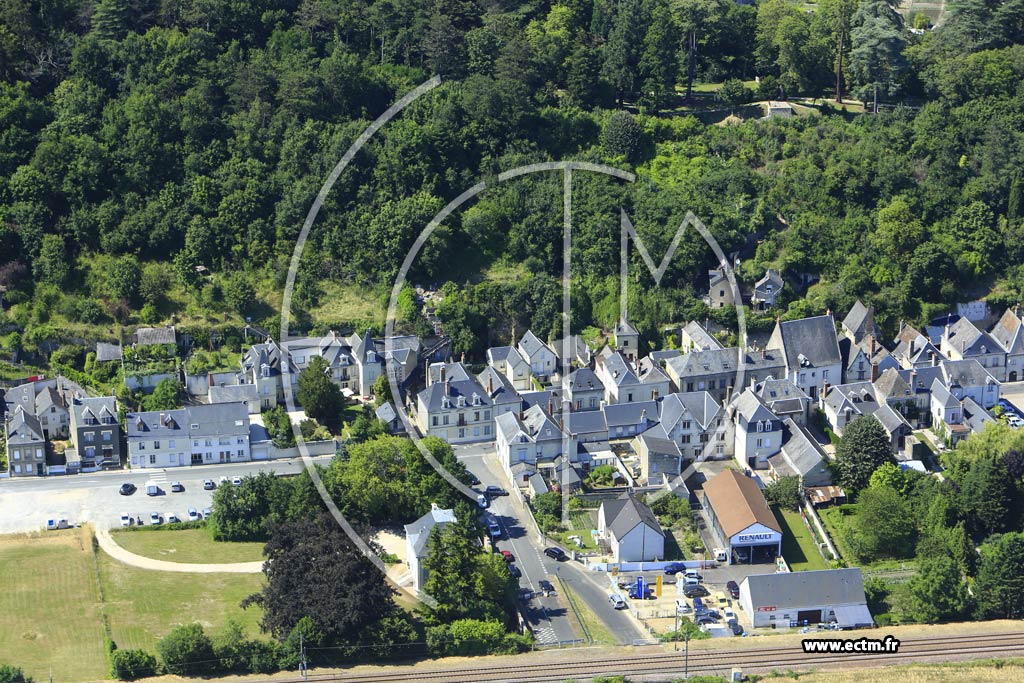 Photo arienne de Langeais (Gaillon)