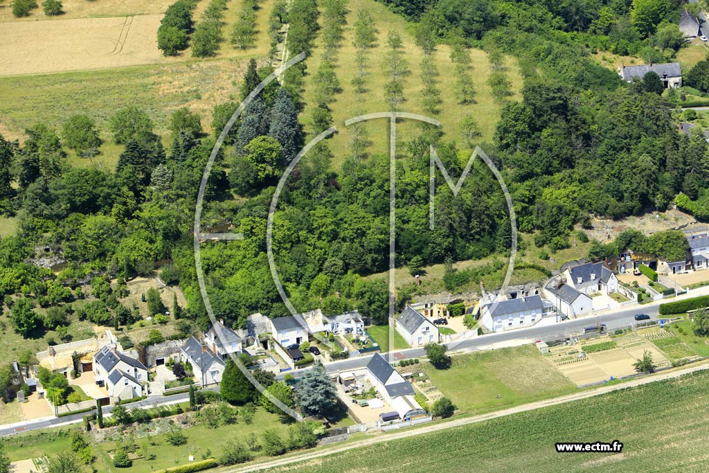 Photo arienne de Luynes (Coteau Saint-Venant)