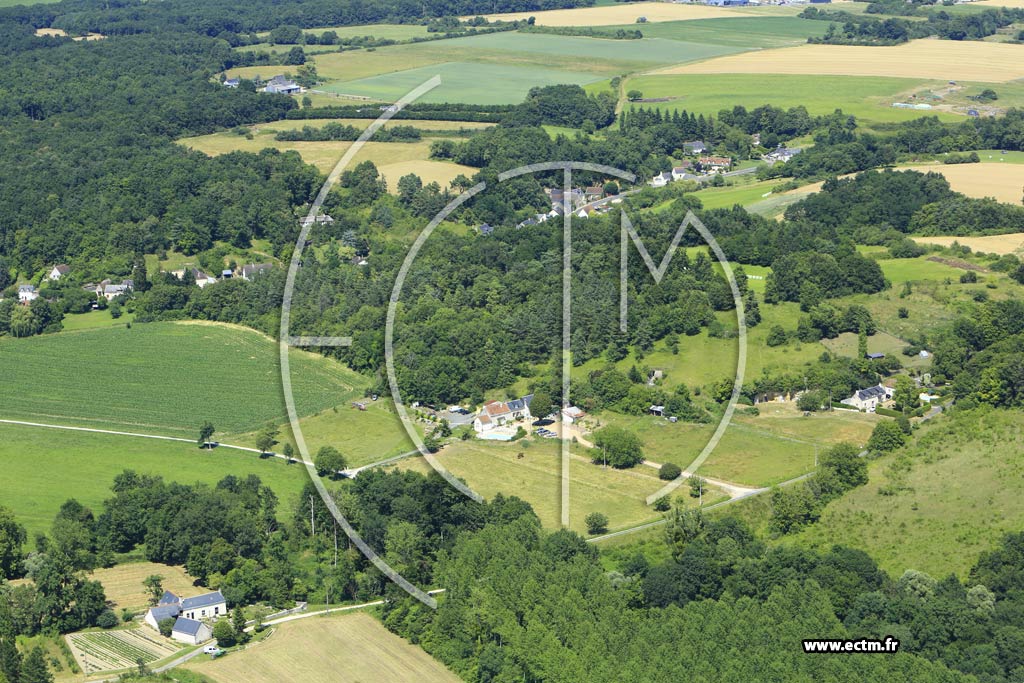 Photo arienne de Luynes (la Valle de Vaugareau)