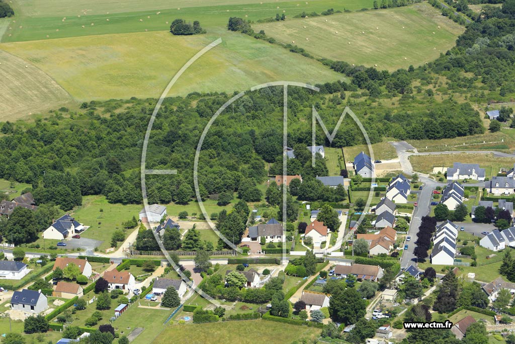 Photo arienne de Mazires-de-Touraine