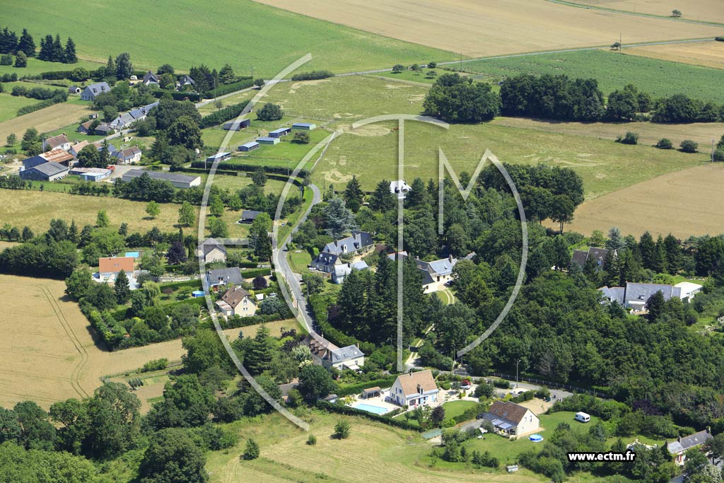 Photo arienne de Mettray (la Forterie)