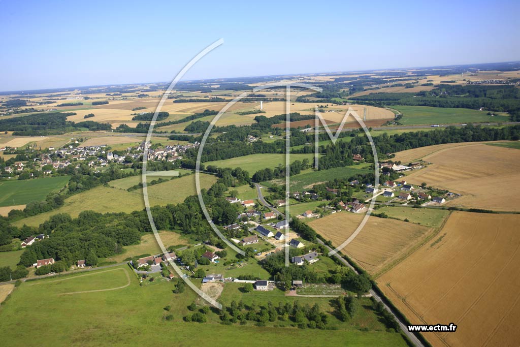 Photo arienne de Neuill-le-Lierre