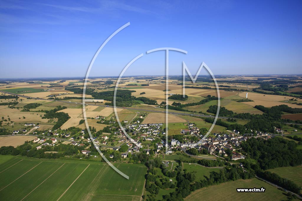 Photo arienne de Neuill-le-Lierre