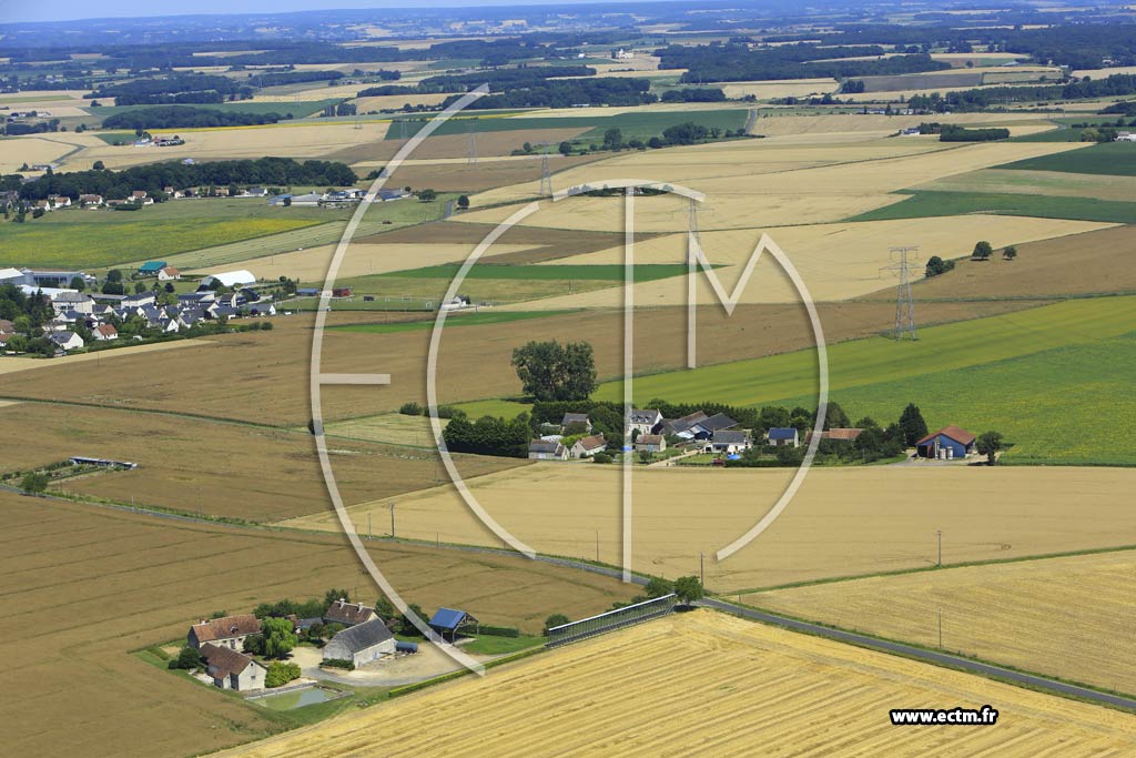 Photo arienne de Neuvy-le-Roi