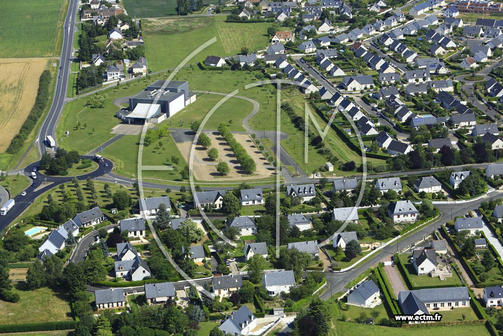 Photo arienne de Notre-Dame-d'O (la Prvauderie)