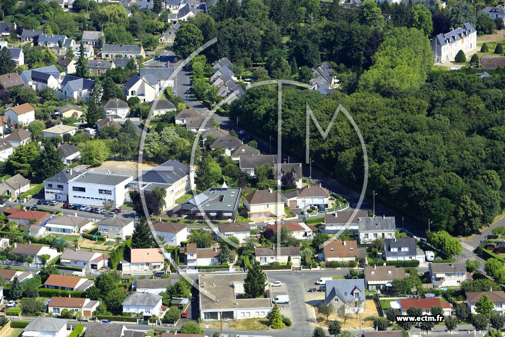 Photo arienne de Notre-Dame-d'O (le Noyer Prateau-l'Hpitau)