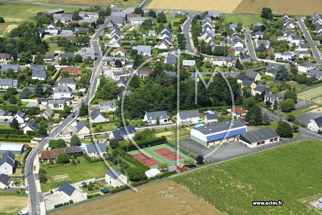 Photo arienne de Paray-Meslay (la Pinotire - la Rue de Paray)
