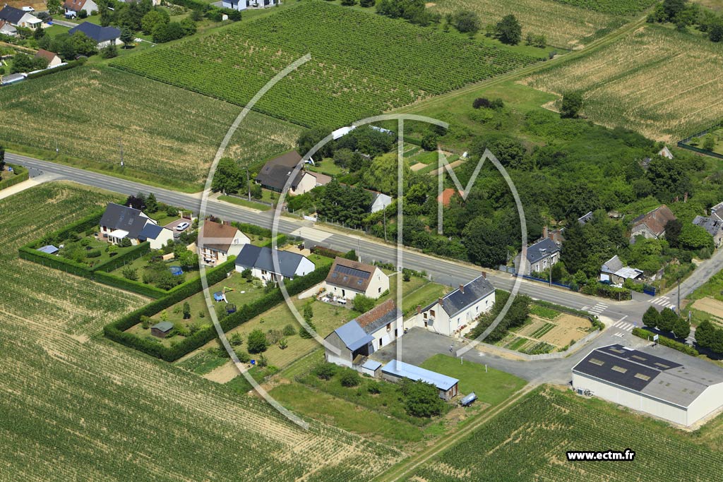 Photo arienne de Paray-Meslay (les Boissires)