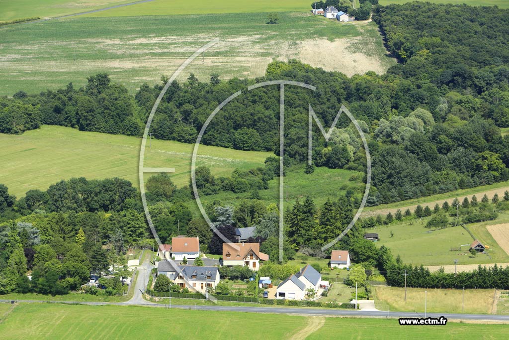 Photo arienne de Pernay