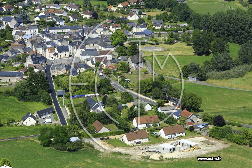 Photo arienne de Pernay