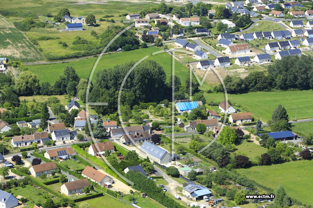 Photo arienne de Pernay