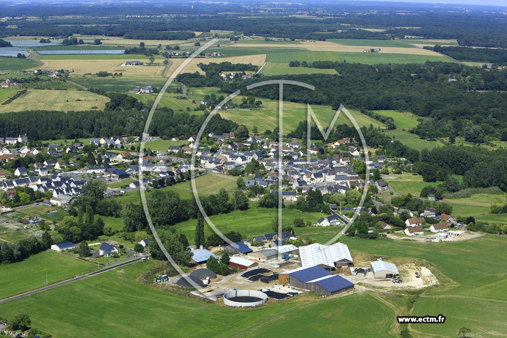 Photo arienne de Pernay