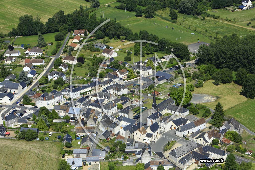 Photo arienne de Pernay