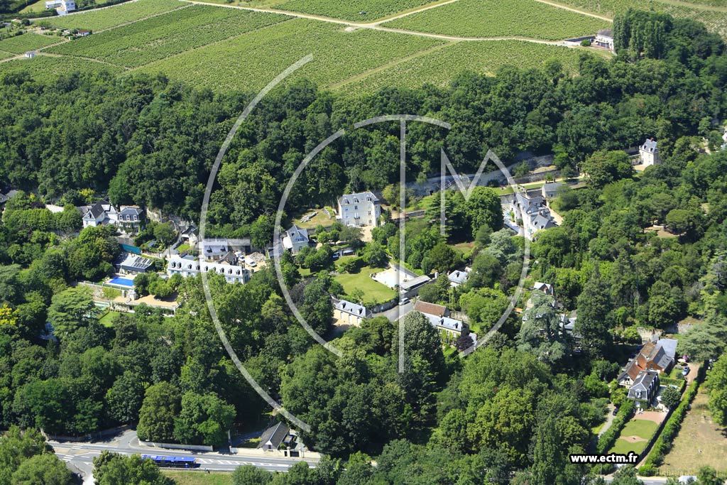 Photo arienne de Rochecorbon (Saint-Georges)